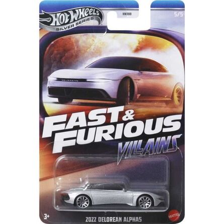 Mattel Hot Wheels Silver Series: Fast & Furious Villains - 2022 Delorean Alpha5 (JBY38)