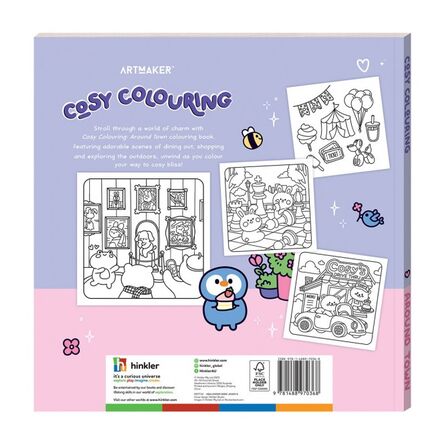 Βιβλίο Ζωγραφικής Art Maker Cosy Colouring Around Town