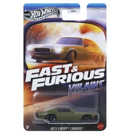 Mattel Hot Wheels Silver Series: Fast & Furious Villains - 1973 Chevy Camaro (JBY37)