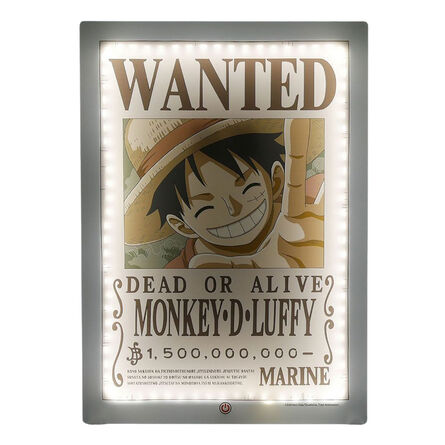 Φωτιστικό Τοίχου One Piece Luffy Wanted