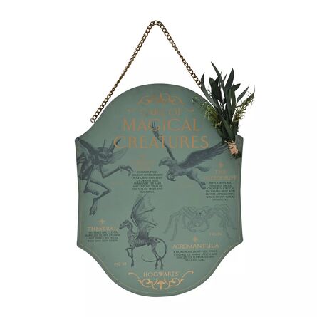Διακοσμητικό Harry Potter Herbology Plaque Magical Creatures
