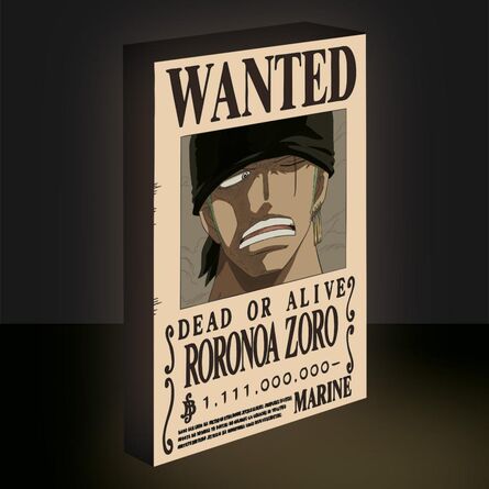 Καμβάς One Piece Zoro Wanted  Light Canvas