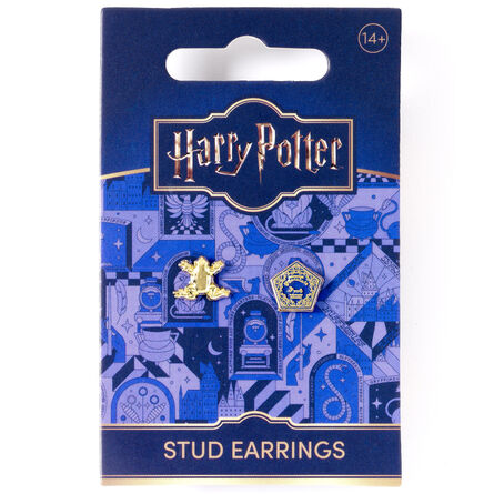 Σκουλαρίκια Harry Potter Chocolate Frog Gold Plated Stud Earrings