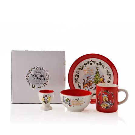 Σετ Φαγητού Disney Holiday Winnie Ceramic Dinner Set