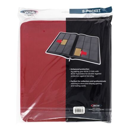 Άλμπουμ Καρτών Z-Folio 9 Pocket  LX Album Red