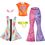 Product Μattel Barbie: Fashions 2-Pack Clothing Set - Rocker-Themed Fashion and Accessory (HJT34) image
