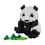 Product Bandai Nanoblock : Animal - Giant Panda Building Block Figure (NBC328) image