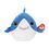 Product Λούτρινο AS Squishy Beanies - Καρχαρίας Μπλε 30εκ. x 75εκ. (1607-39366) image