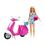 Product Mattel Barbie: Barbie Vehicles - Barbie Scooter & Doll (GBK85) image