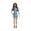 Product Κούκλα Mattel Barbie: Style - Barbie Fashionistas Doll with Brown Hair, Wearing Turquoise Snake Print Skirt &amp; Turquoise Snake Print Top #250 (JJN63) image