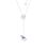 Product Disney Couture Fantasia Sorcerer's Apprentice Mickey & Mop White Gold-Plated Lariat Necklace image