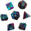 Product Gemini Purple-Teal/Gold Mini Polyhedral 7-Die Set image