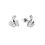 Product Disney Couture White Gold Plated Hercules Muscle Earrings image