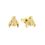 Product Disney Couture Winnie the Pooh Gold-Plated Eeyore Character Studs image