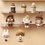 Product POP MART Pop Bean Coffee Factory Plush Pedant 1pc Random Pick image