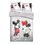 Product Disney Mickey And Minnie Eyes Kiss Duvet Cover Bed Double image