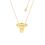 Product Disney Couture Winnie the Pooh Gold-Plated Tigger Character Necklace image