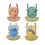 Product Harry Potter Charms Plaque Set of 4 Hanging House Plaques image