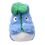 Product Λούτρινο My Neighbor Totoro Nakayoshi Plush Figure Medium Totoro with Leaf image