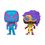 Product Funko Pop! Marvel Spider-Man Across the Spider-Verse -Spider-Man 2099 and Spider-Man India (Black Light) 2-Pack(Special Edition) image