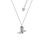 Product Disney Couture Pixar Toy Story White Gold Plated Woody Boot Necklace image