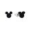 Product Σκουλαρίκια Disney Couture Essential Classic Everyday Black Mickey Mouse Head Stud Earrings image