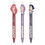 Product Στυλο που Σβήνουν 3τμχ K-Pop Demon Hunters 3 Head Topper Erasable Pen image