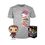 Product Φιγούρα Funko Pop! & Tee Back To The Future Marty image