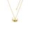 Product Disney Couture Gold Plated Lilo & Stitch Necklace image