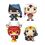 Product Funko Pocket Pop! 4-Pack DC Super Heroes Happy Holidays Tree image
