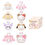 Product Sanrio Characters Fluffy Teddy Bear Series Plush Pendant Blind Box(1pc) Keychain image