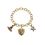 Product Βραχιόλι Harry Potter Lumos Hufflepuff Charm Bracelet image