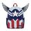Product Loungefly  Marvel Falcon Captain America Cosplay Mini Backpack image