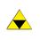 Product Zelda Tri-Force Logo Light image