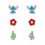 Product Disney Stitch 3 Pairs of Studs Earrings image