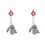 Product Σκουλαρίκια Disney Stitch Pair of Pendant Plated Brass image
