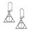 Product Harry Potter Deathly Hallows Earrings image