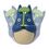 Product Studio Ghibli My Neighbor Totoro Blue Totoro with leaf Figure Culbuto image