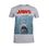 Product Jaws Movie Poster Grey Marl T-shirt image