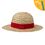Product One Piece Straw Hat Along with an Easter Candle image