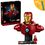 Product LEGO® Marvel: Iron Man MK4 Bust (76327) Along with an Easter Candle image