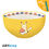 Product Pokemon Electric Type Bowl Along with an Easter Candle image