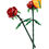Product LEGO Botanical Roses (40460) Along with an Easter Candle image