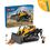 Product LEGO® City: Yellow Bulldozer (60466) Along with an Easter Candle image
