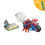 Product LEGO® Marvel: Spidey And His Amazing Friends Spidey on his Motorcycle vs. Rhino (11206) Μαζί με Πασχαλινή Λαμπάδα image