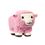 Product Mattel Minecraft: Pink Sheep Plush (20cm) (JFP56) image