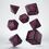 Product Runic Dice Set: Shimmering Black with Magenta image