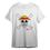 Product One Piece Skull White T-Shirt image