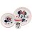 Product Disney Minnie Mouse Baby Non Slip 3 Pcs Bicolor Premium Set In Gift Box image