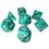Product Ζάρια Marble Oxi-Copper/White Mini Polyhedral 7-Die Set image